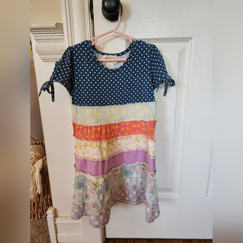 Matilda Jane polka dot tie sleeve dress size 6